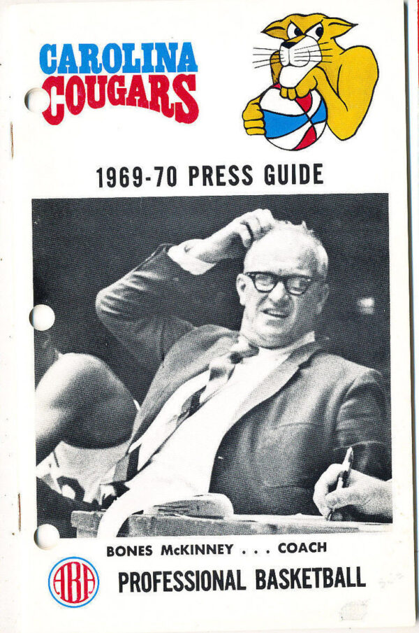 1969-70 Carolina Cougars media guide