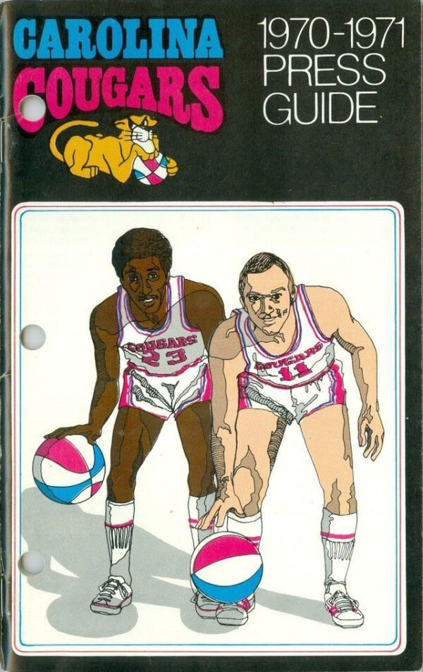 1970-71 Carolina Cougars media guide