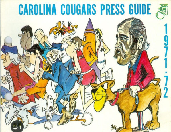 1971-72 Carolina Cougars media guide