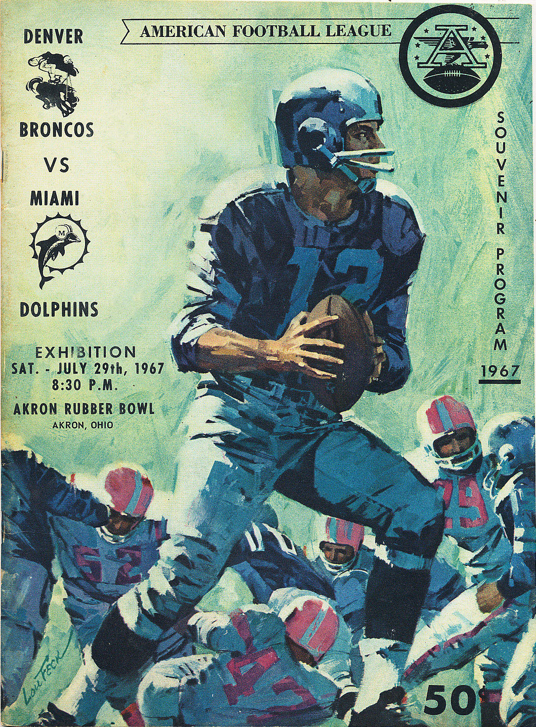 Miami Dolphins vs. Denver Broncos (July 29, 1967)