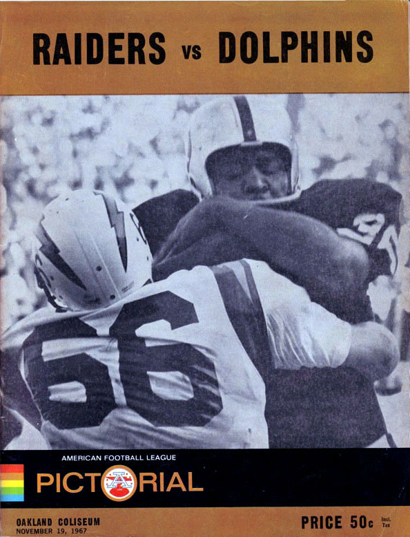 Oakland Raiders vs. Miami Dolphins (November 19, 1967)