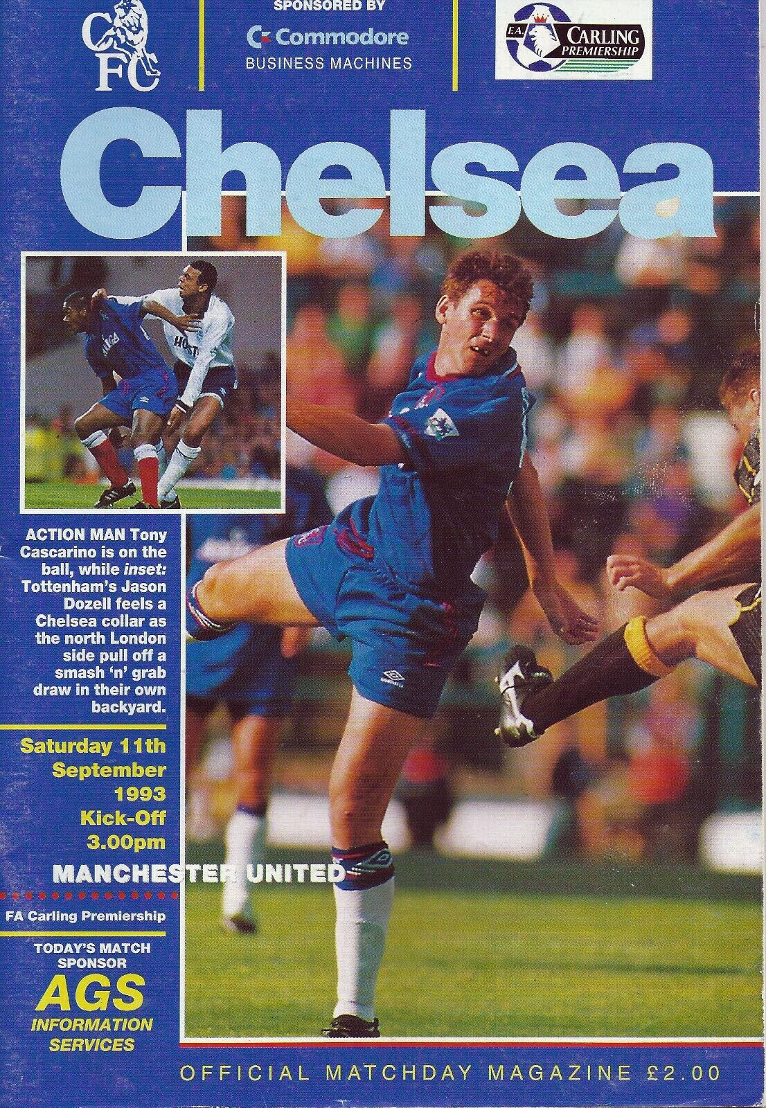 Chelsea vs. Manchester United (September 11, 1993)