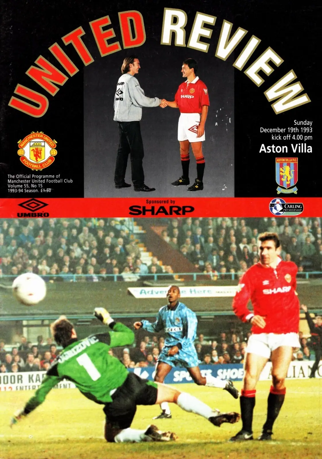 Manchester United vs. Aston Villa (December 19, 1993)