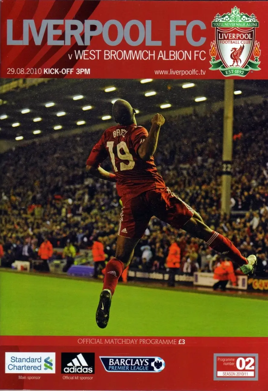 Liverpool vs. West Bromwich Albion (August 29, 2010)