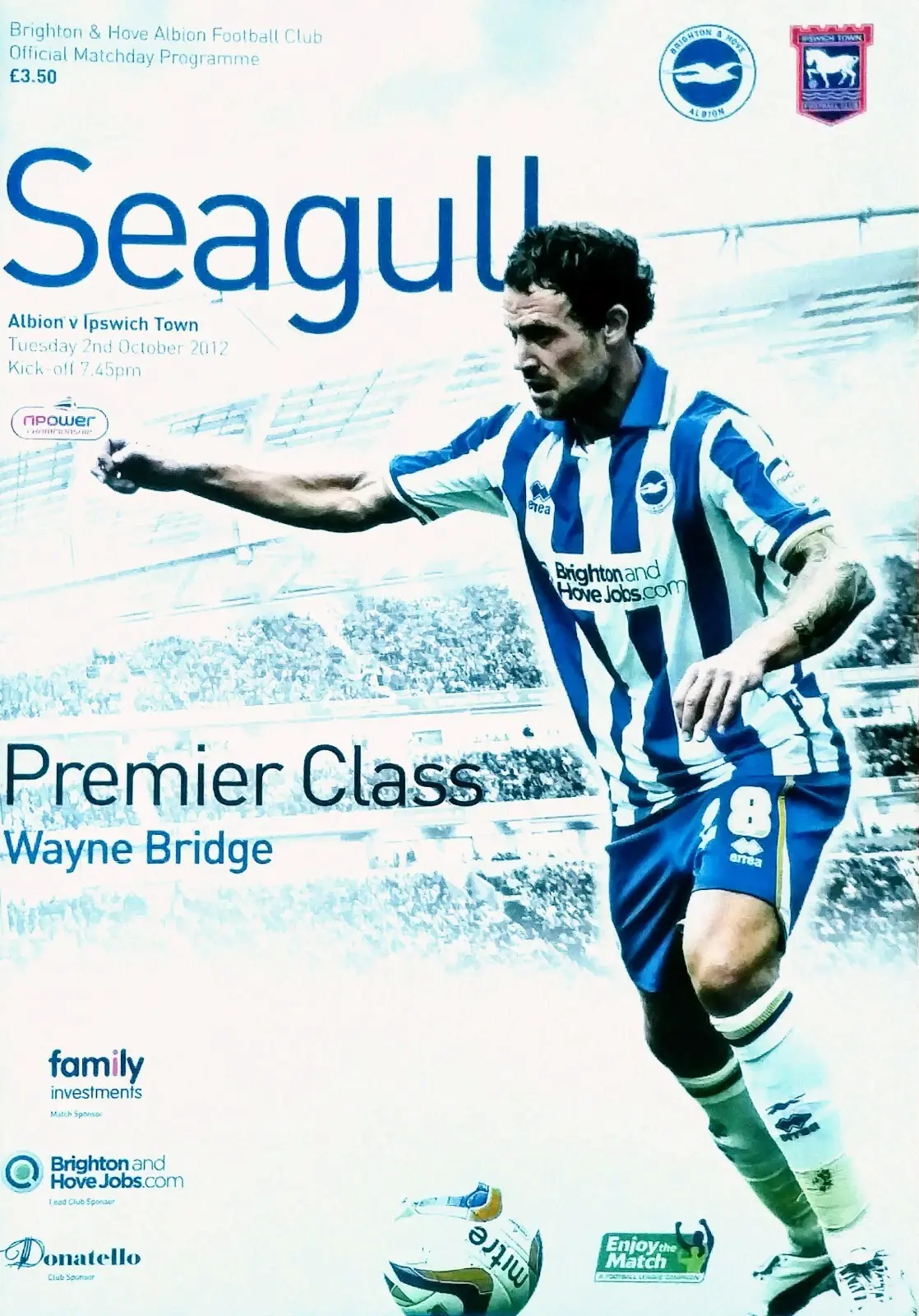 Brighton & Hove Albion vs. Ipswich Town (October 2, 2012)