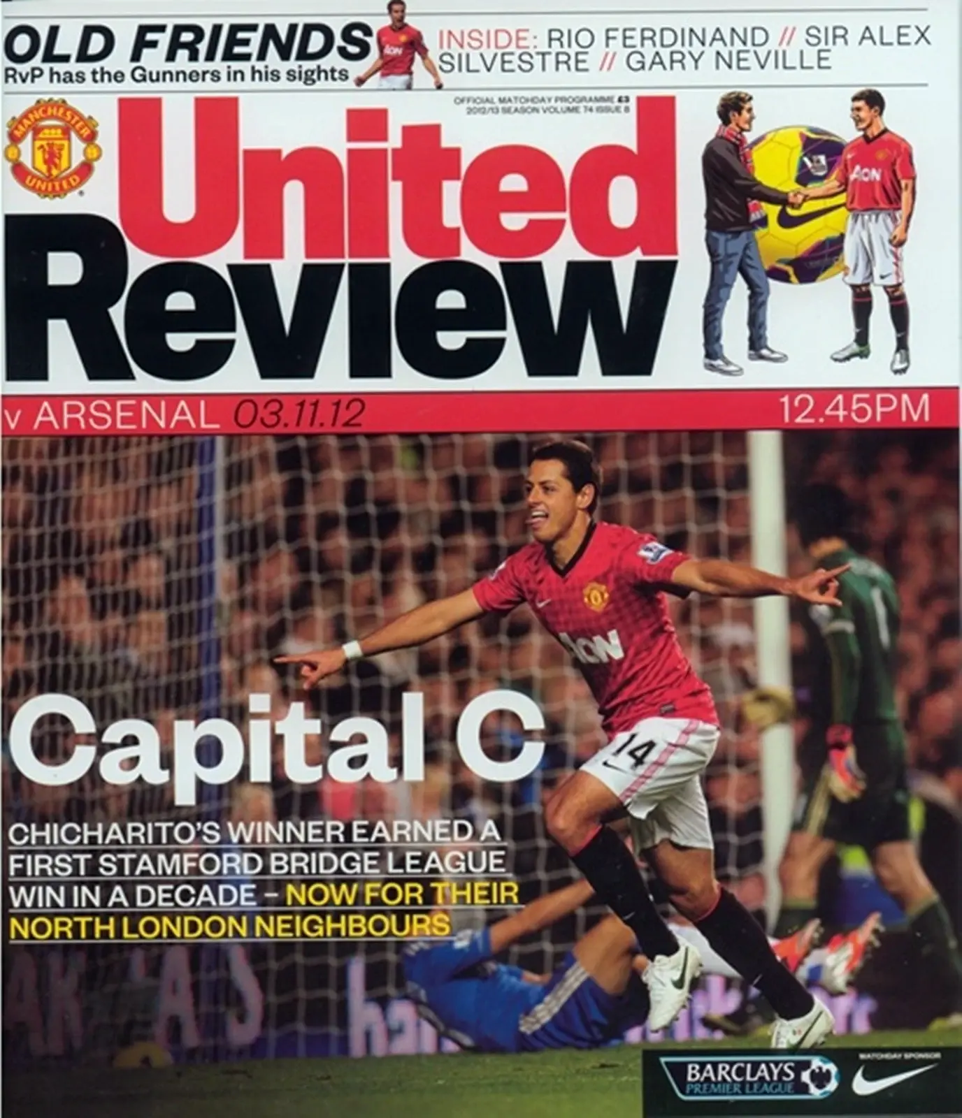 Manchester United vs. Arsenal (November 3, 2012)