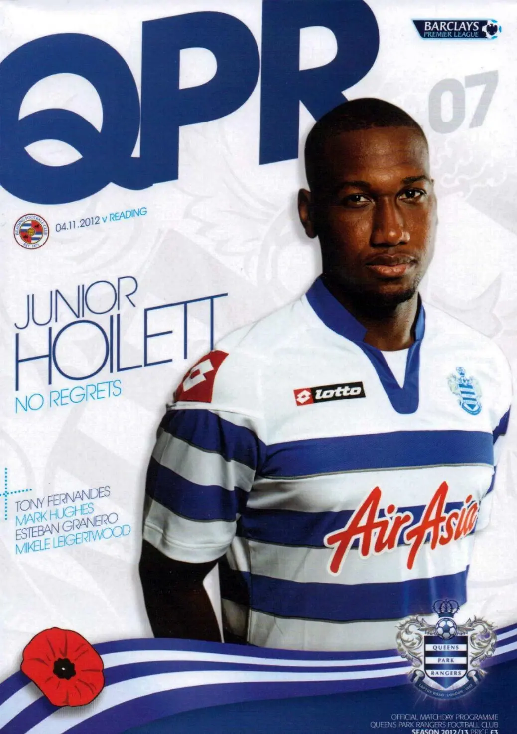 Queens Park Rangers vs. Reading (November 4, 2012)