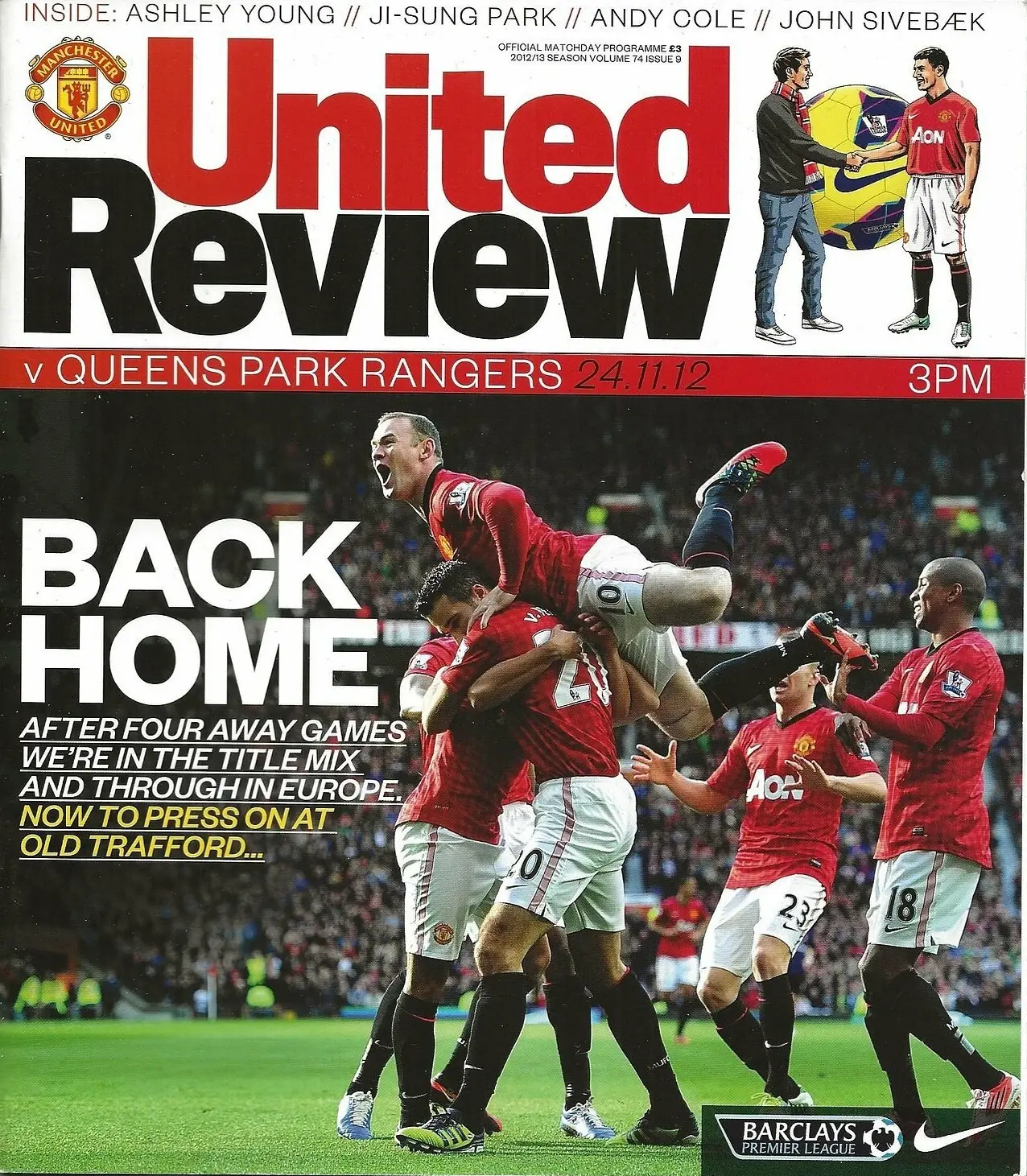 Manchester United vs. Queens Park Rangers (November 24, 2012)