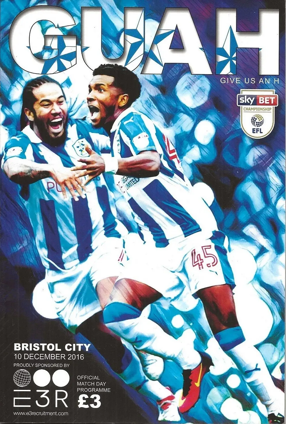 Huddersfield Town vs. Bristol City (December 10, 2016)