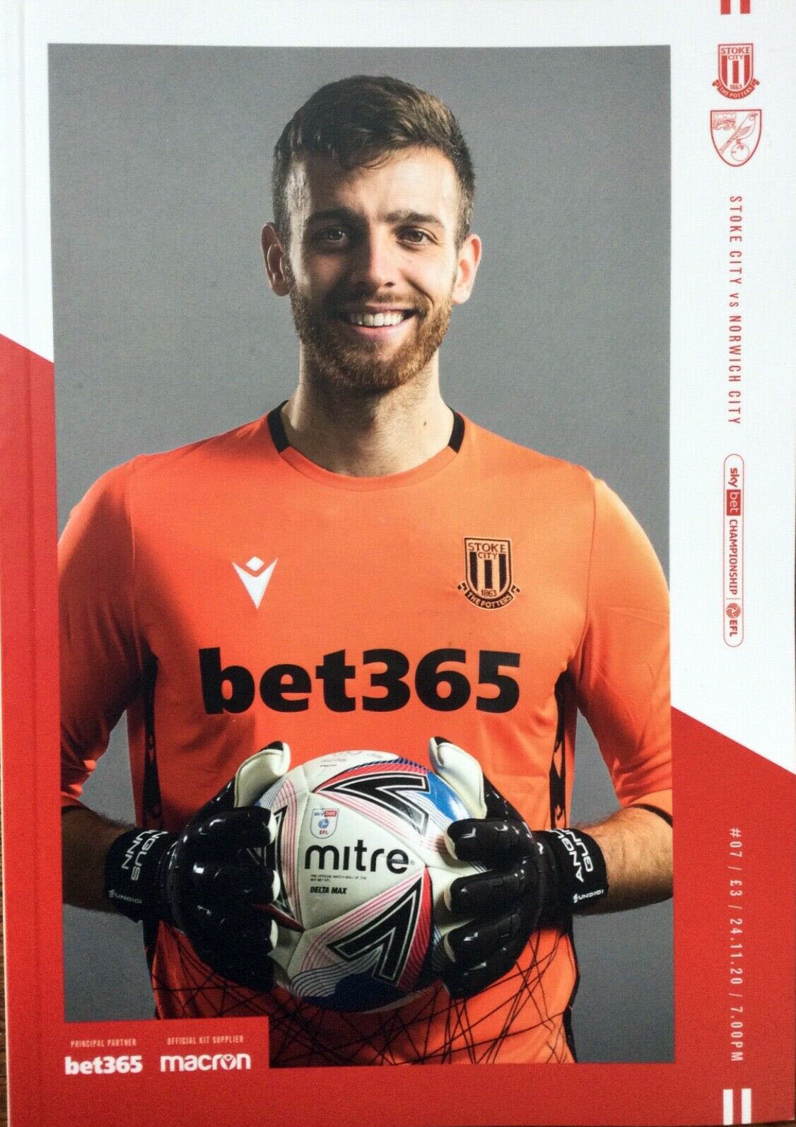 Stoke City vs. Norwich City (November 24, 2020)