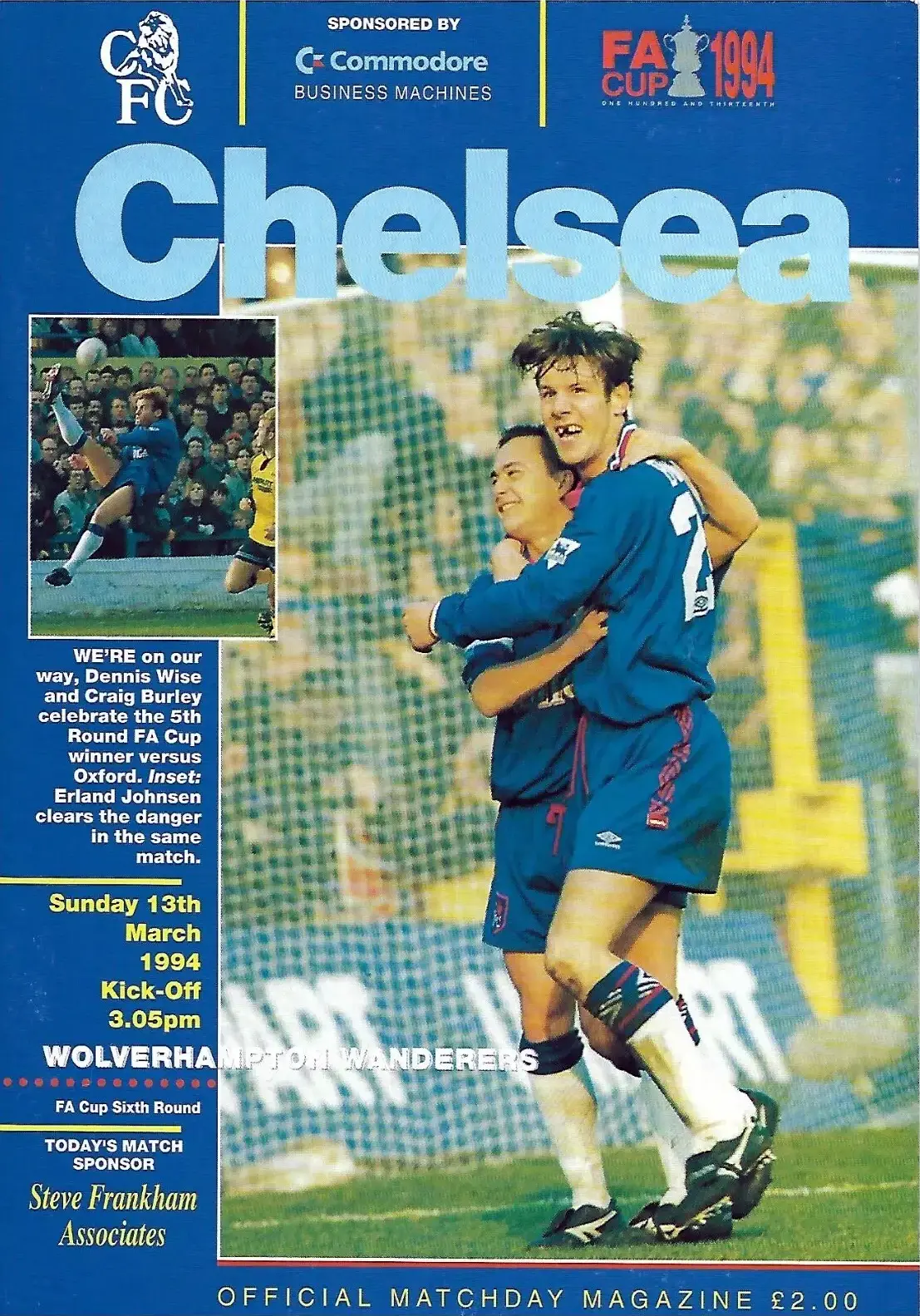Chelsea vs. Wolverhampton Wanderers (March 13, 1994)