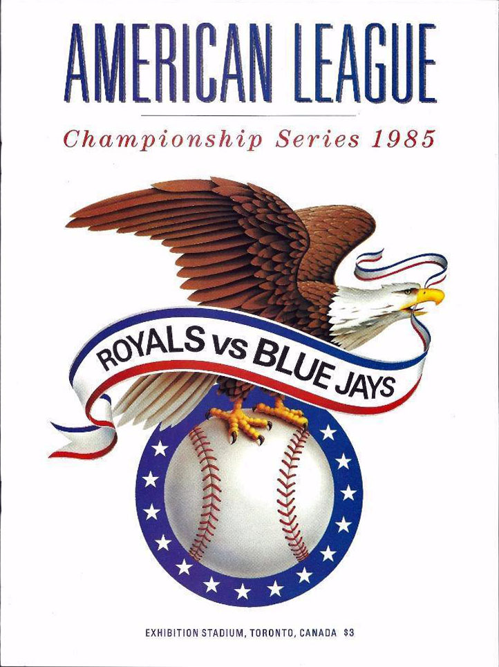 1985 Toronto Blue Jays ALCS program