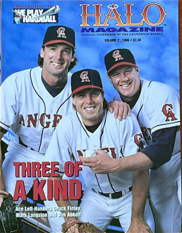 1996 California Angels program