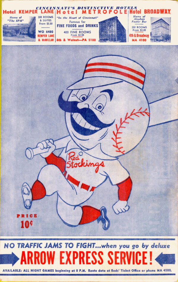 1953 Cincinnati Reds program