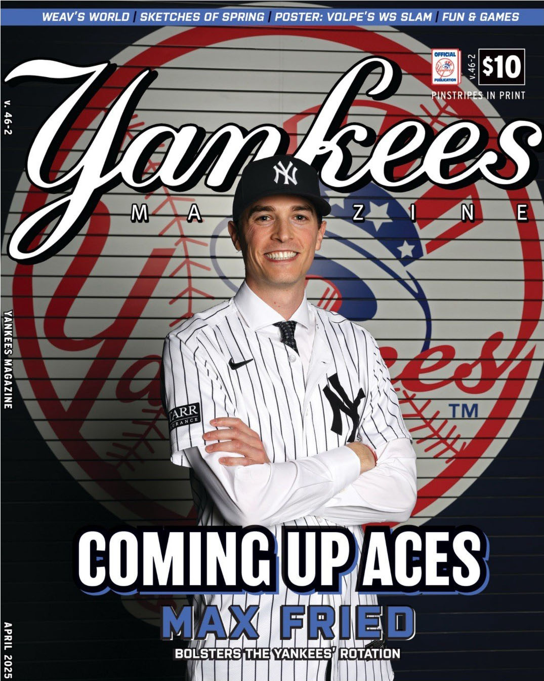 2025 New York Yankees program
