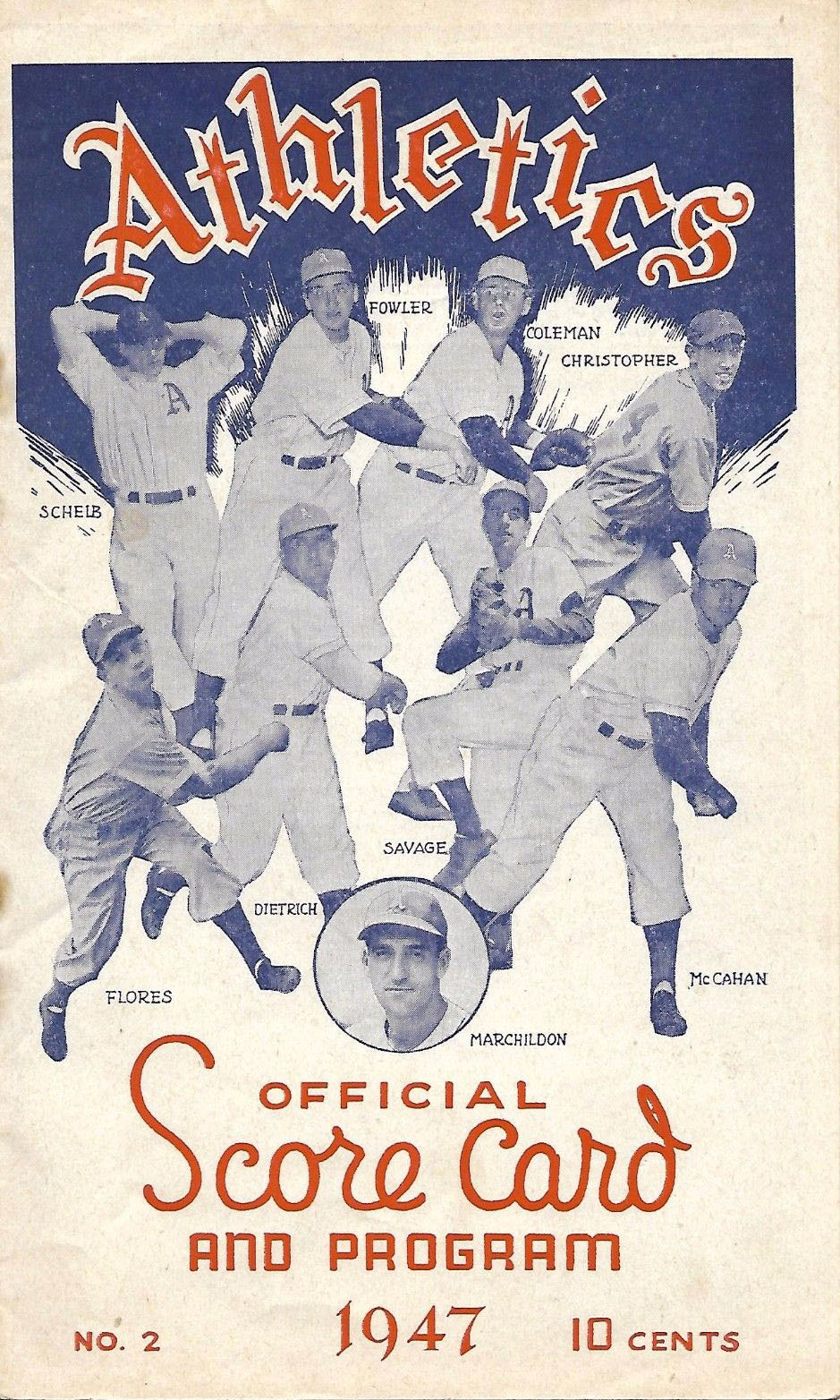 1947 Philadelphia Athletics program