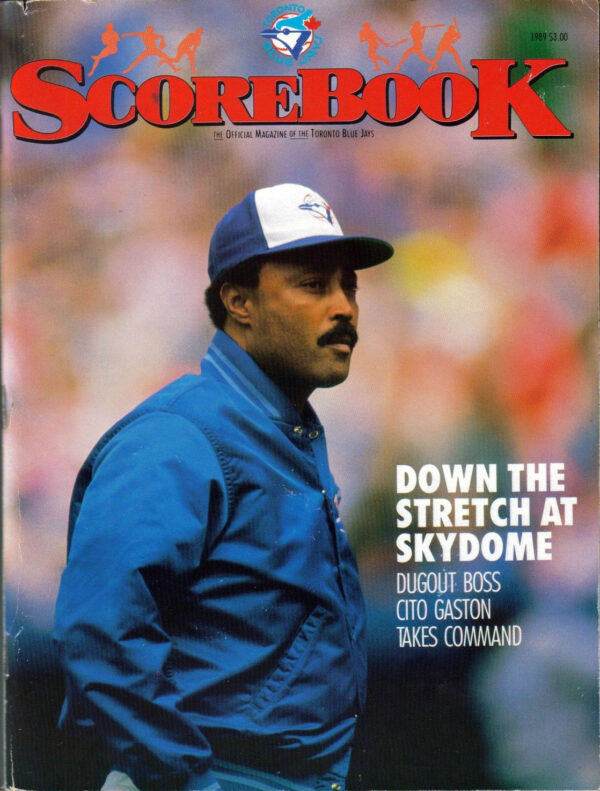 1989 Toronto Blue Jays program