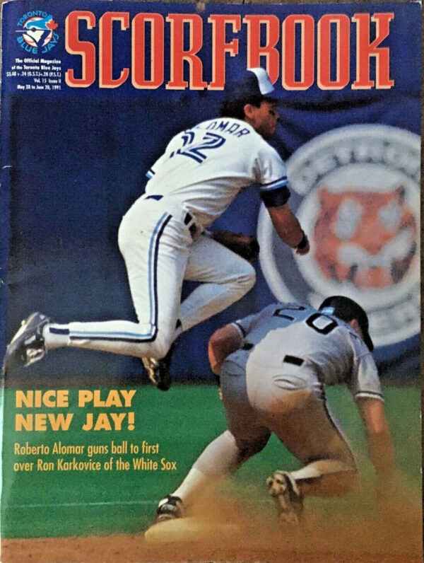 1991 Toronto Blue Jays program