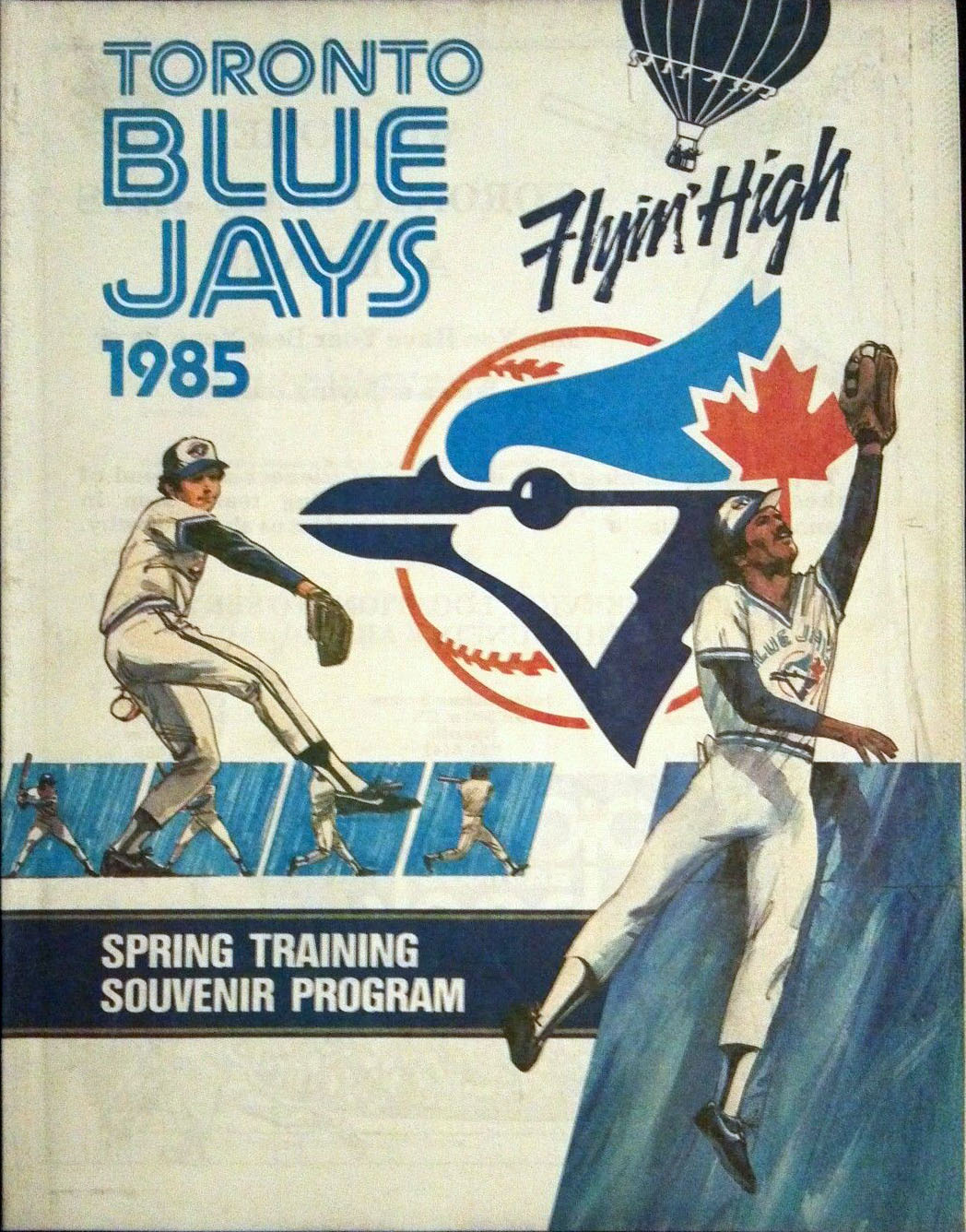 1985 Toronto Blue Jays spring training program