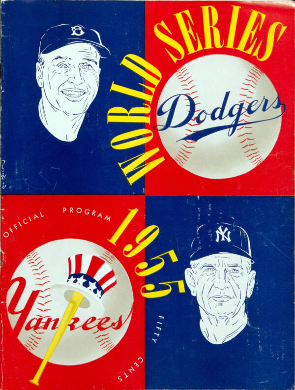 1955 Brooklyn Dodgers World Series program
