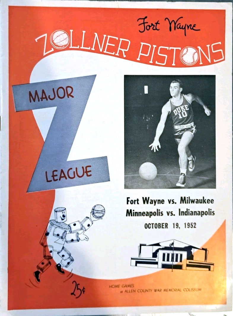 1952-53 Fort Wayne Pistons program