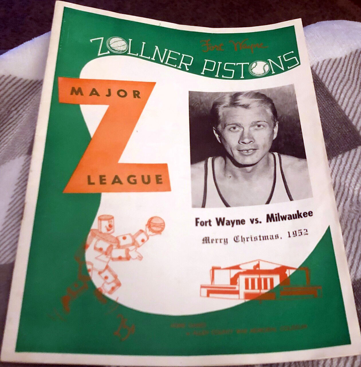 1952-53 Fort Wayne Pistons program