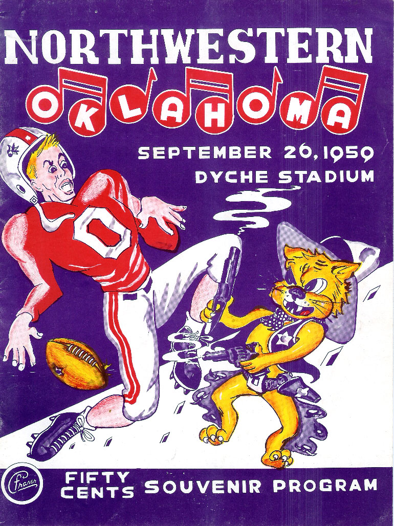 Northwestern Wildcats vs. Oklahoma Sooners (September 26, 1959)