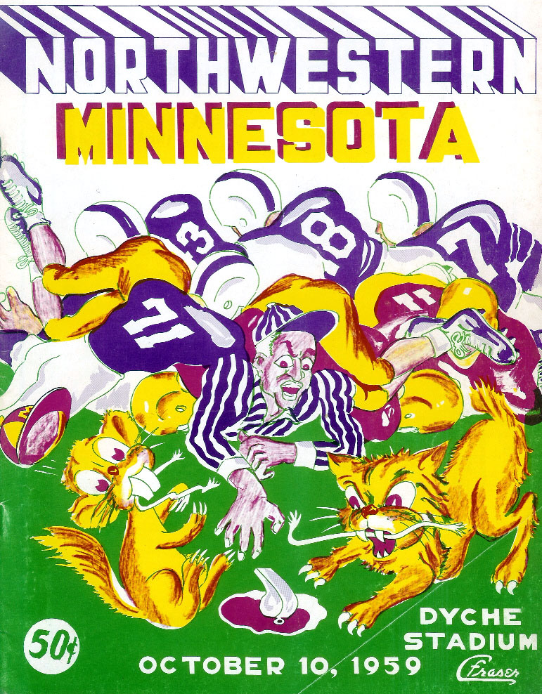 Northwestern Wildcats vs. Minnesota Golden Gophers (October 10, 1959)