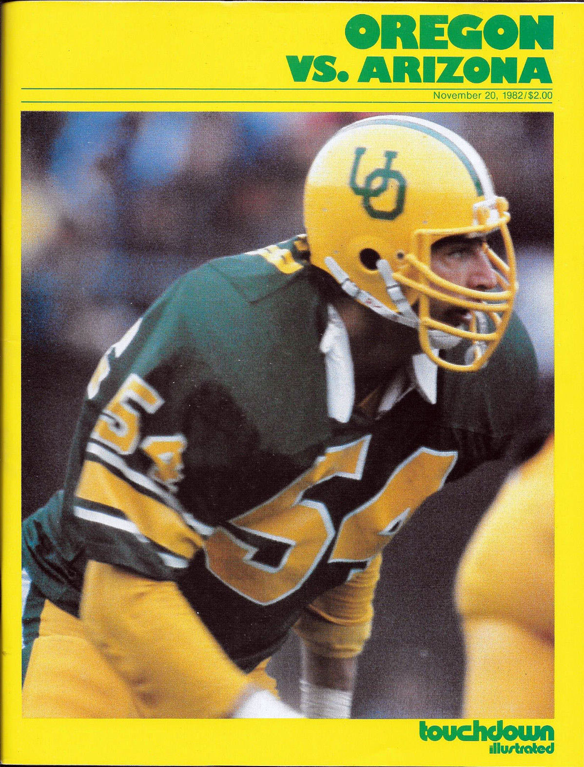 Oregon Ducks vs. Arizona Wildcats (November 20, 1982)