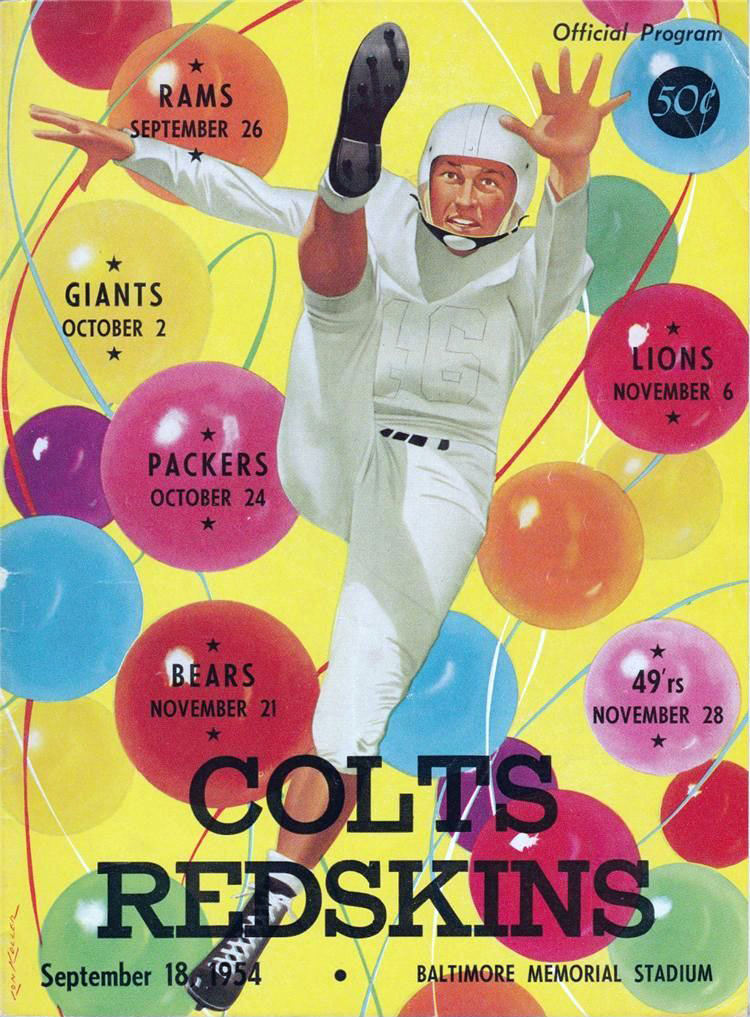Baltimore Colts vs. Washington Redskins (September 18, 1954)