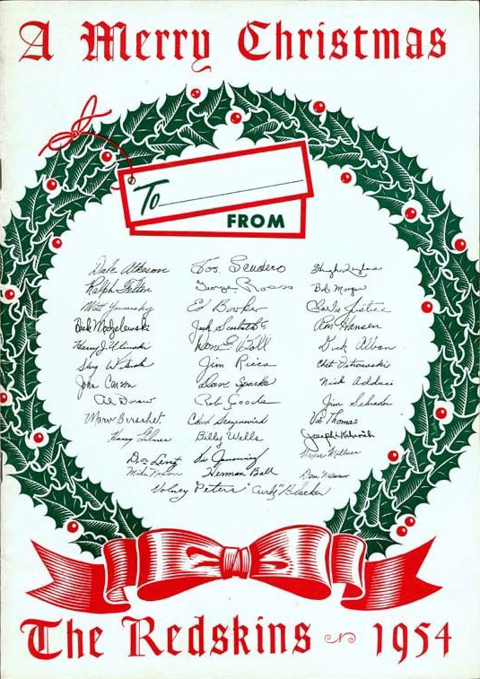 Washington Redskins vs. Chicago Cardinals (December 12, 1954)