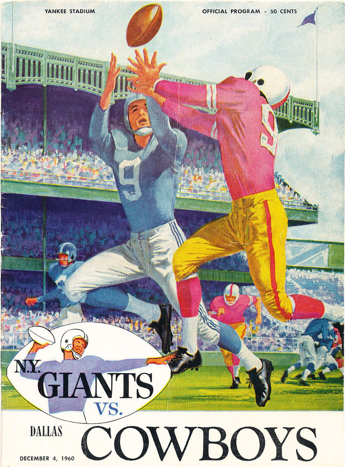New York Giants vs. Dallas Cowboys (December 4, 1960)