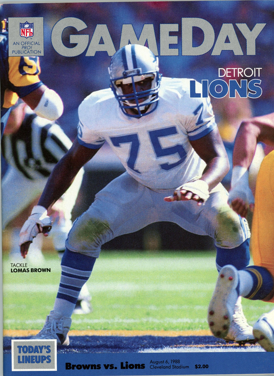 Cleveland Browns vs. Detroit Lions (August 6, 1988)