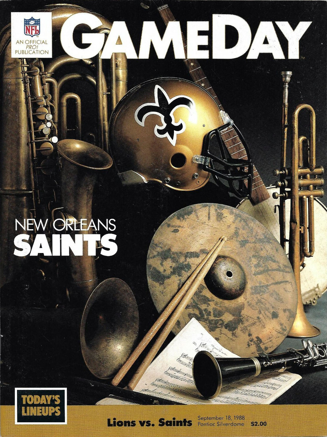 Detroit Lions vs. New Orleans Saints (September 18, 1988)