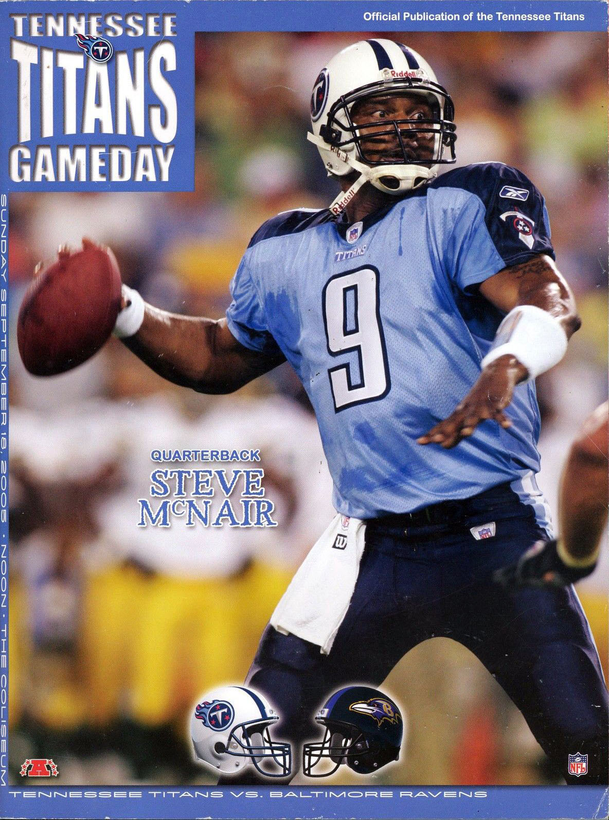 Tennessee Titans vs. Baltimore Ravens (September 18, 2005)