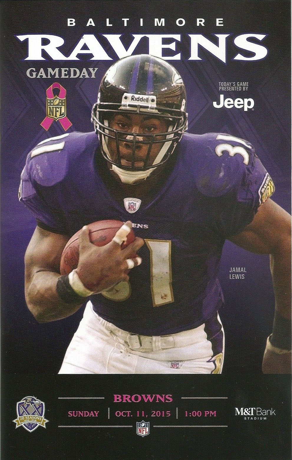 Baltimore Ravens vs. Cleveland Browns (October 11, 2015)