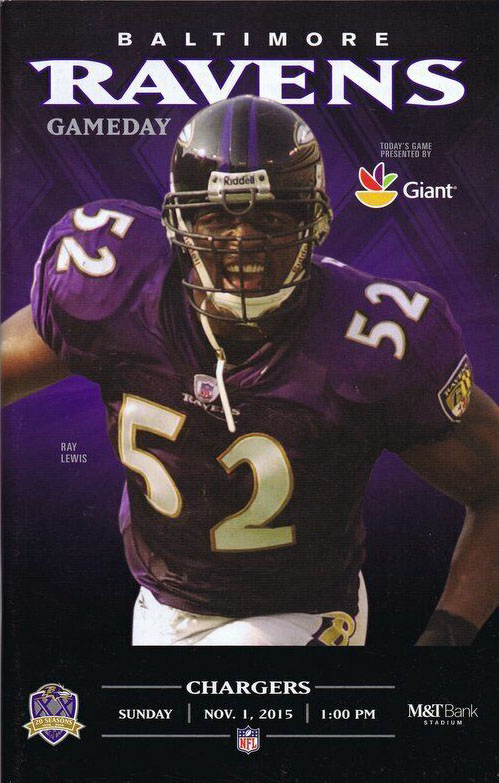 Baltimore Ravens vs. San Diego Chargers (November 1, 2015)