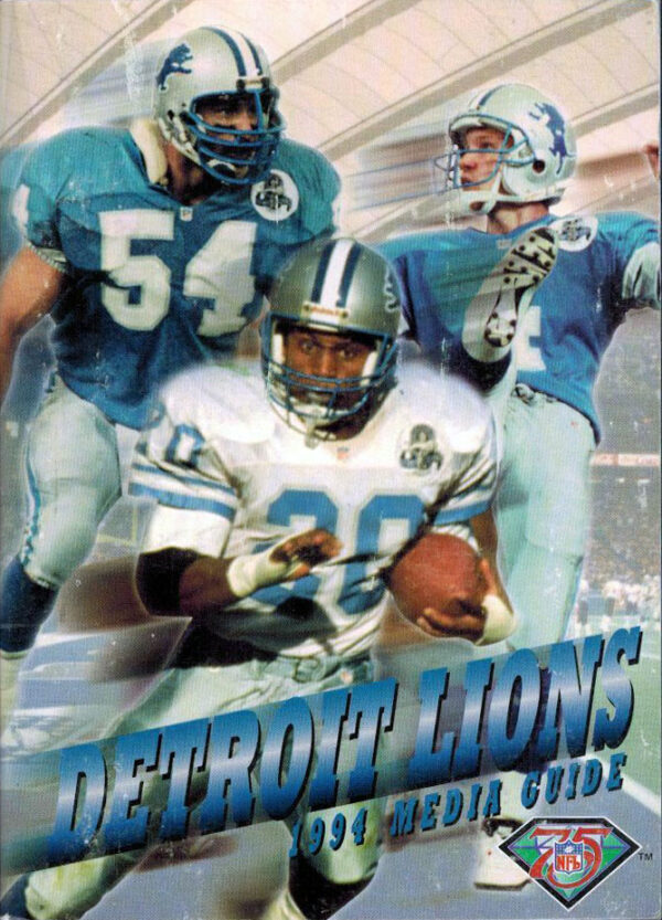 1994 Detroit Lions media guide