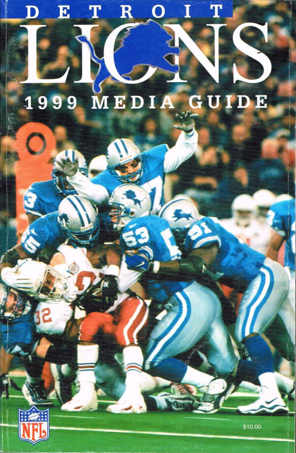 1999 Detroit Lions media guide