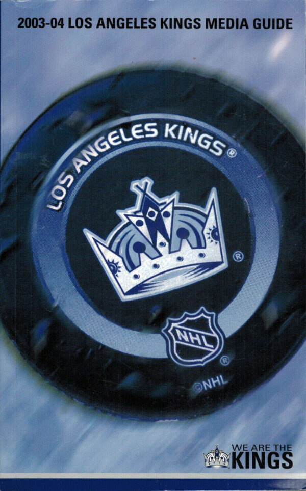 2003-04 Los Angeles Kings media guide