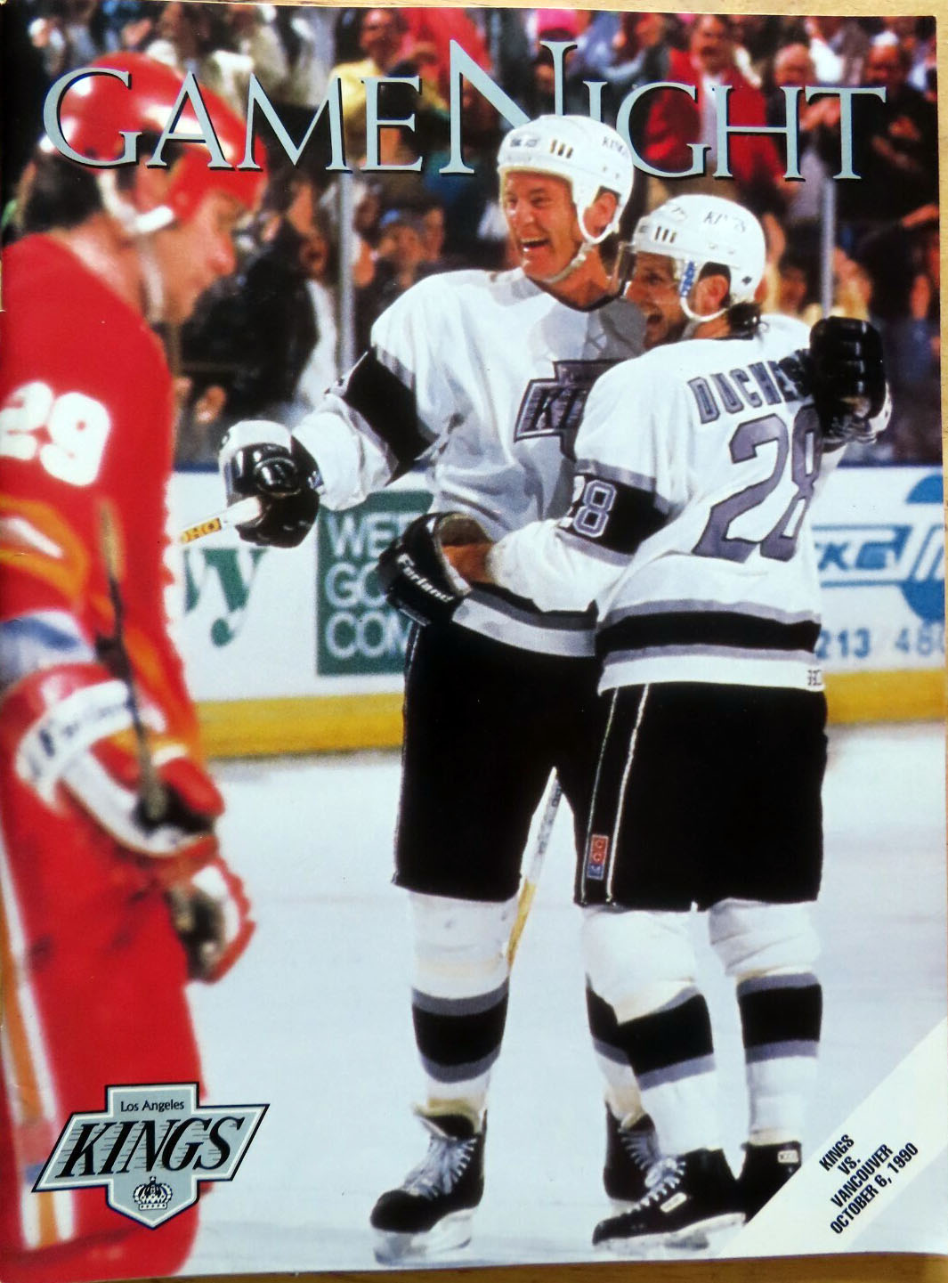 1990-91 Los Angeles Kings program