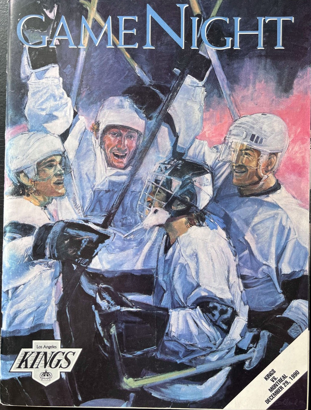 1990-91 Los Angeles Kings program