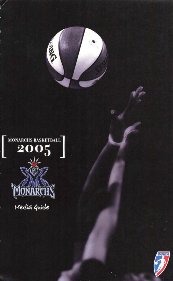 2005 Sacramento Monarchs media guide