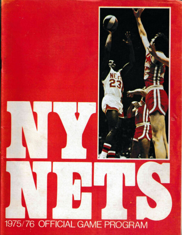 1975-76 New York Nets program