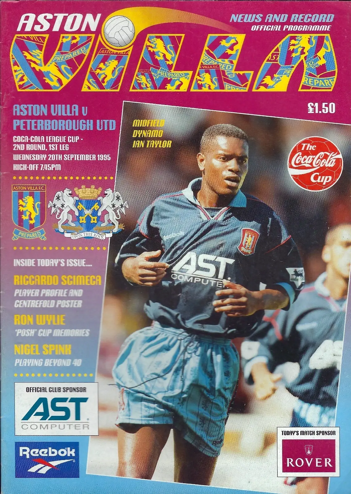 Aston Villa vs. Peterborough United (September 20, 1995)