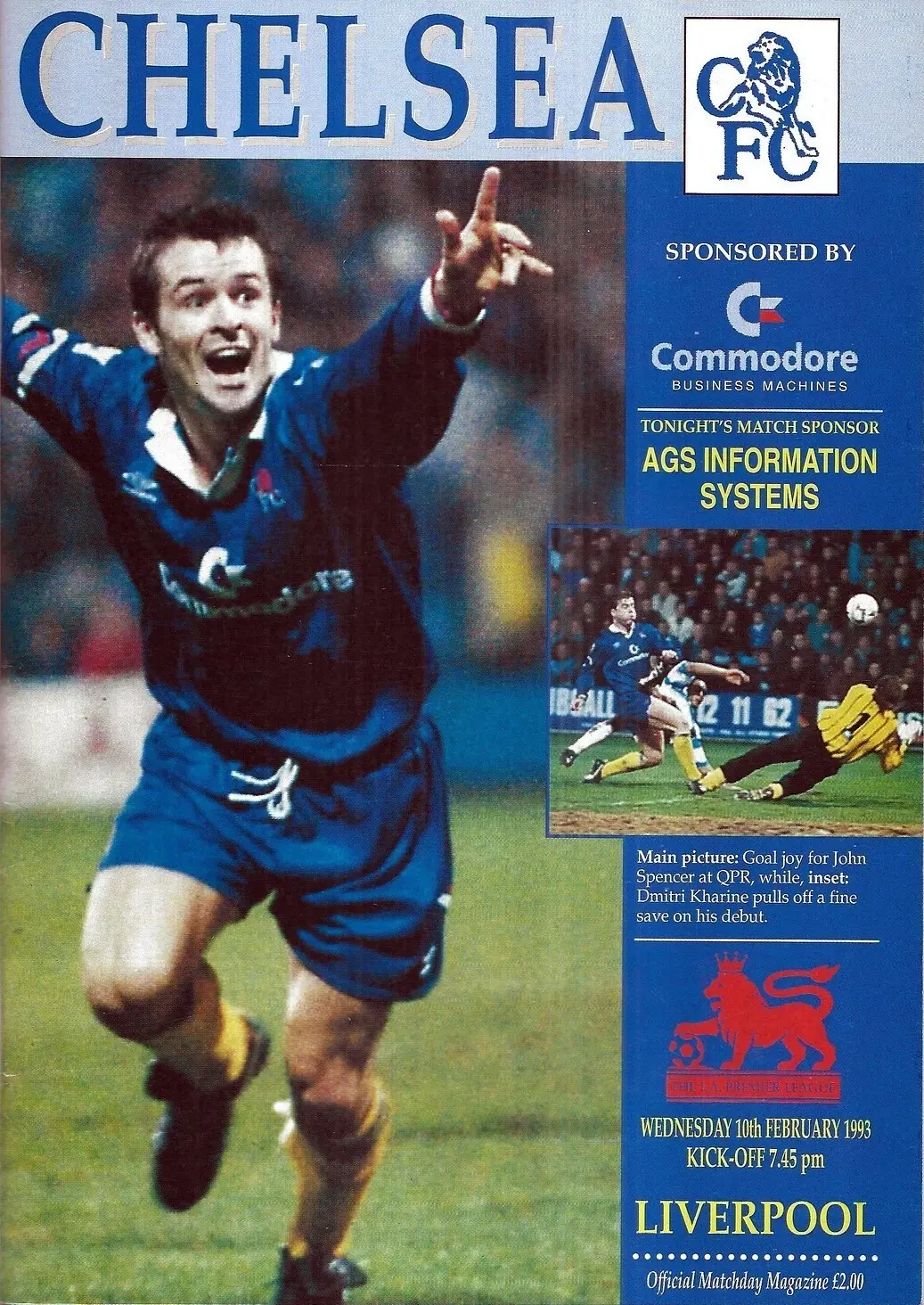 Chelsea vs. Liverpool (February 10, 1993)