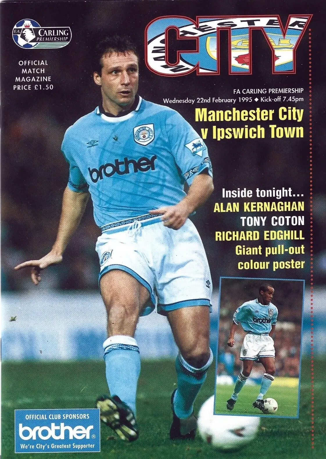 Manchester City vs. Ipswich Town (February 22, 1995)