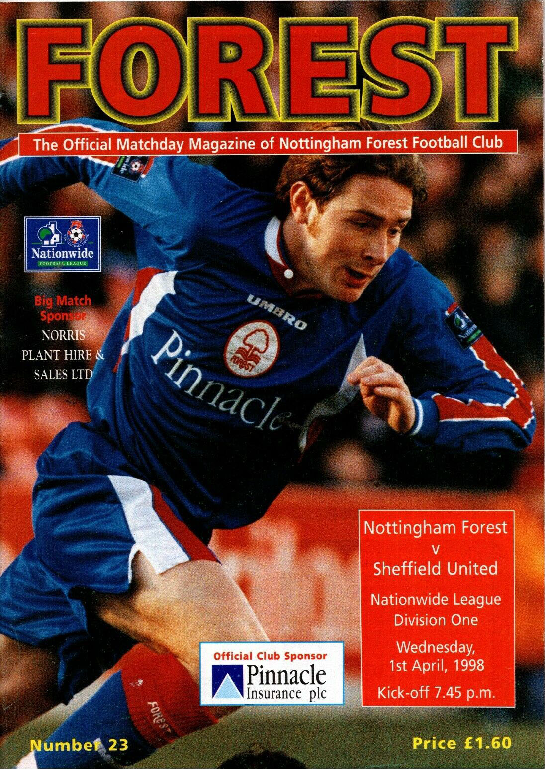 Nottingham Forest vs. Sheffield United (April 1, 1998)