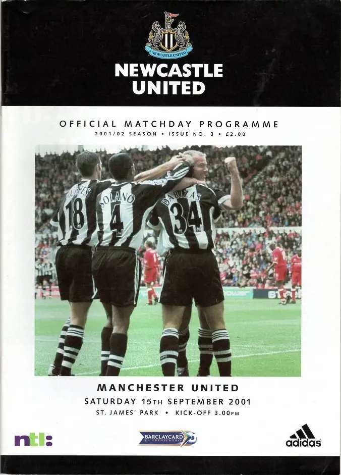 Newcastle United vs. Manchester United (September 15, 2001)