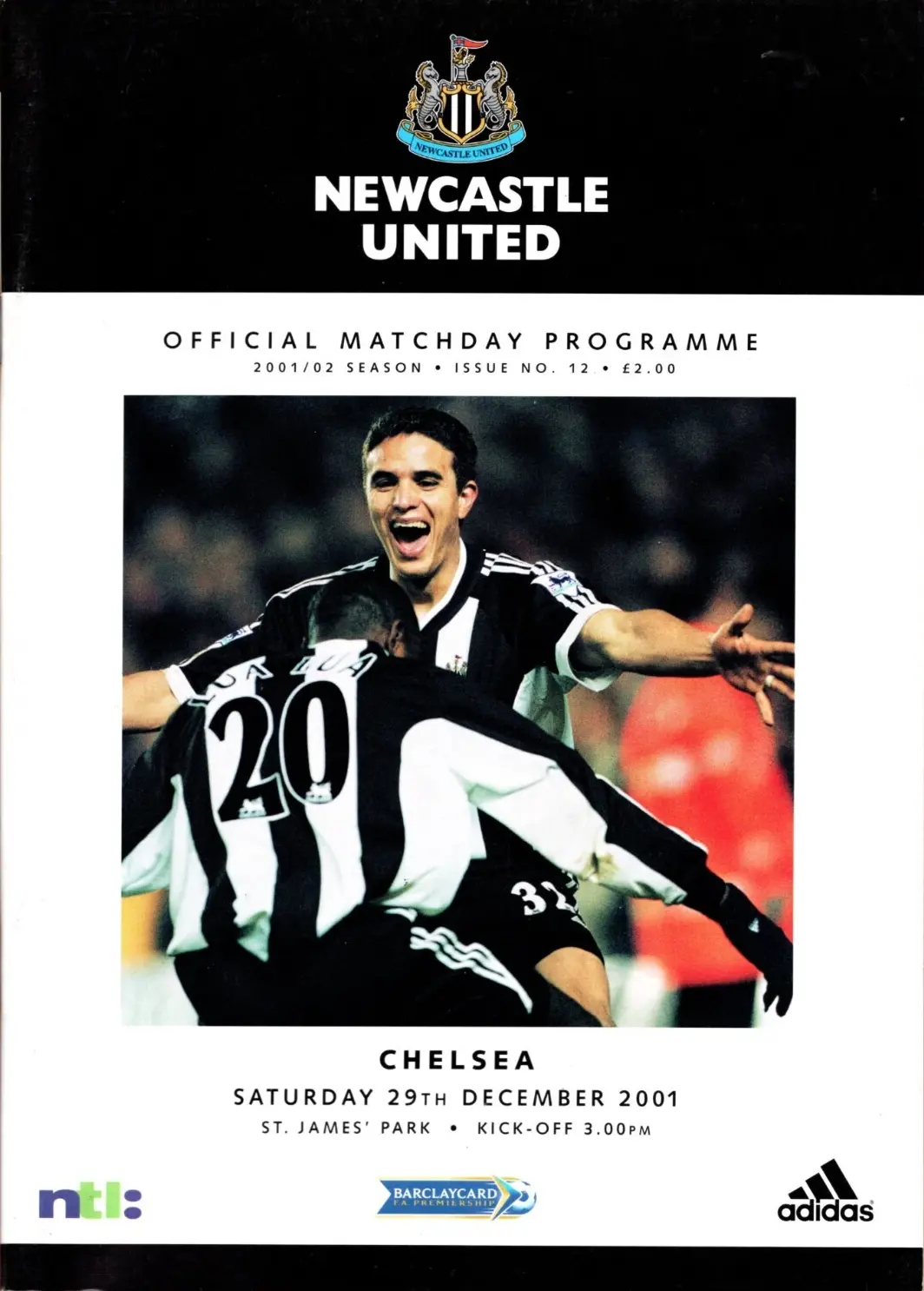 Newcastle United vs. Chelsea (December 29, 2001)